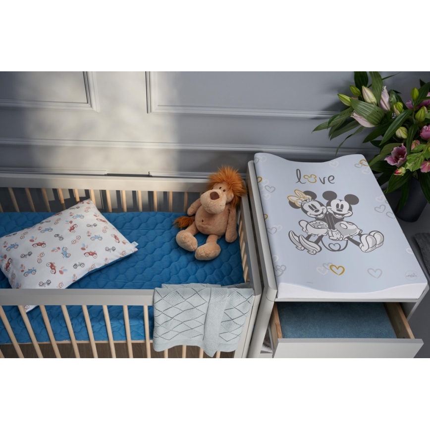 CebaBaby - Tapete de mudança de CUSTO bilateral DISNEY 50x70 cm azul