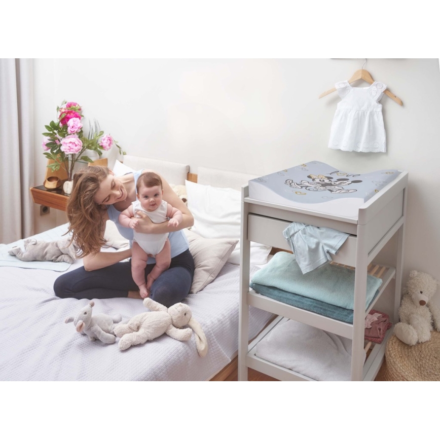 CebaBaby - Tapete de mudança de CUSTO bilateral DISNEY 50x70 cm azul