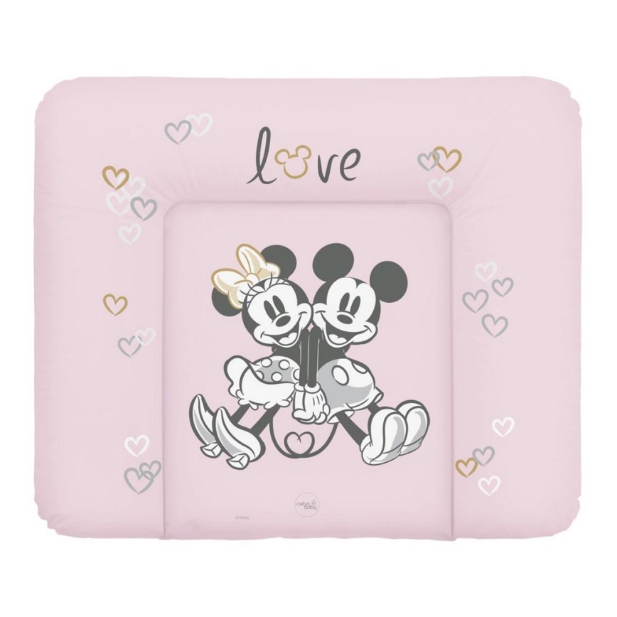 CebaBaby - Tapete de mudança triangular DISNEY 70x50 cm rosa