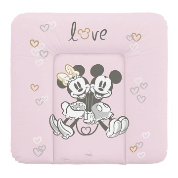 CebaBaby - Tapete de mudança triangular DISNEY 75x72 cm rosa
