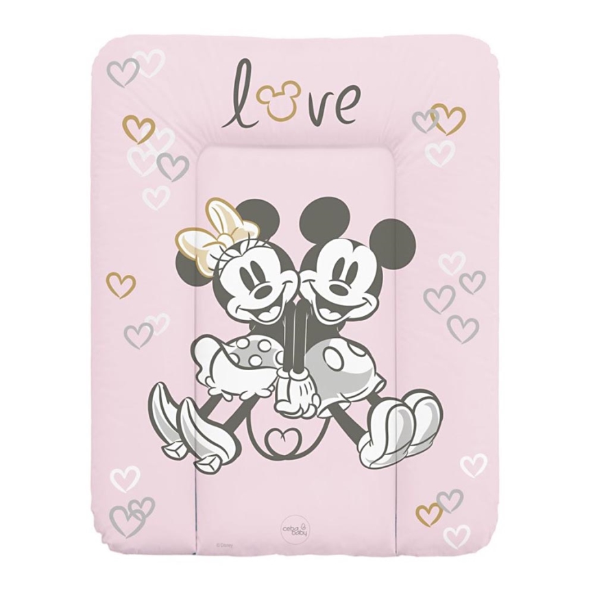 CebaBaby - Tapete de mudança triangular DISNEY Disney 50x70 cm rosa