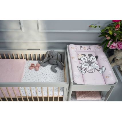 CebaBaby - Tapete de mudança triangular DISNEY Disney 50x70 cm rosa