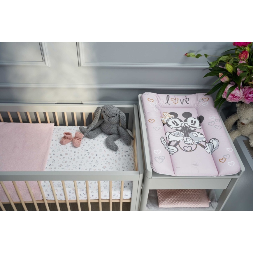 CebaBaby - Tapete de mudança triangular DISNEY Disney 50x70 cm rosa