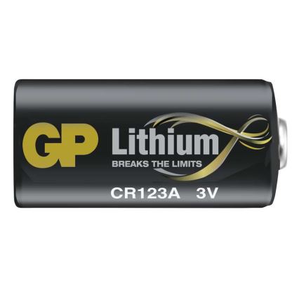 Célula de lítio CR123A GP LITHIUM 3V/1400 mAh
