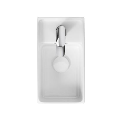 Cersanit K114-004 - Lavatório de bancada CREA 22x40 cm cerâmica/branco brilhante