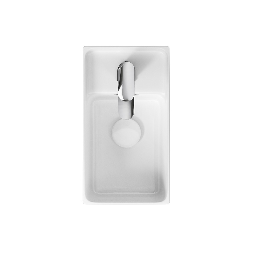 Cersanit K114-004 - Lavatório de bancada CREA 22x40 cm cerâmica/branco brilhante