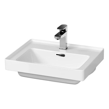 Cersanit K114-005 - Lavatório embutido CREA 40x50,5 cm cerâmica/branco brilhante