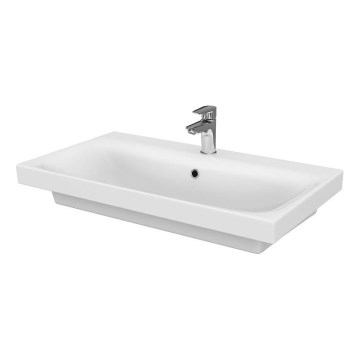 Cersanit K116-013 - Lavatório embutido MODUO 45x80 cm cerâmica/branco brilhante