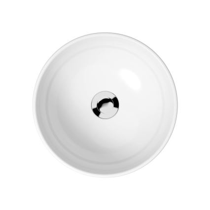 Cersanit K116-047-ECO - Lavatório de bancada MODUO Ø 35 cm cerâmica/branco brilhante