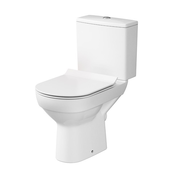 Cersanit K35-037 - Sanita de chão com assento CITY cerâmica/branco