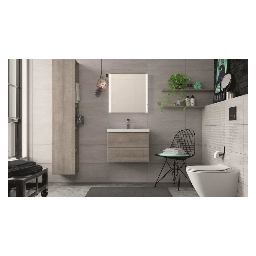 Cersanit K701-104 - Sanita suspensa com assent CITY OVAL cerâmica/branco