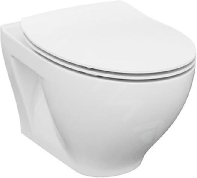 Cersanit K701-147 - Sanita suspensa com assent SAVIO cerâmica/branco
