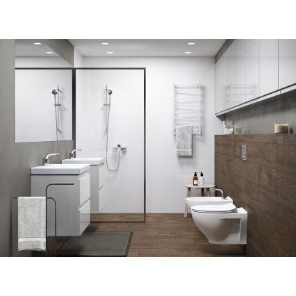 Cersanit K701-147 - Sanita suspensa com assent SAVIO cerâmica/branco