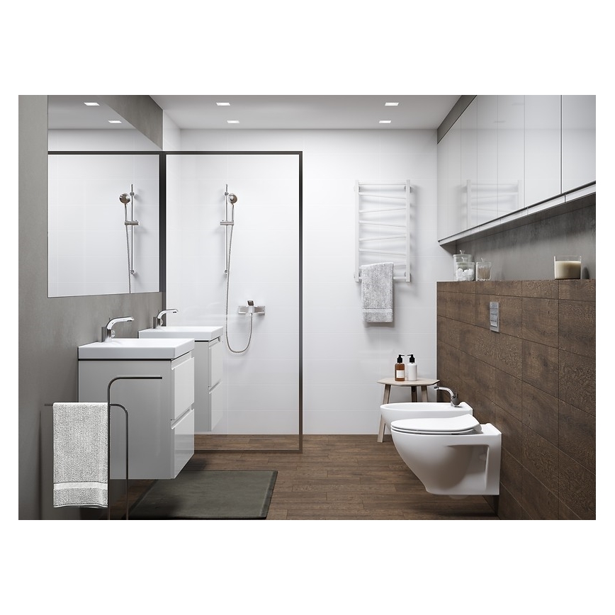 Cersanit K701-147 - Sanita suspensa com assent SAVIO cerâmica/branco
