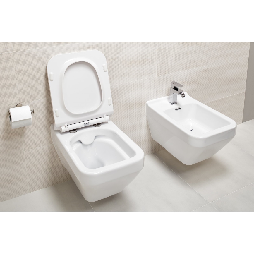 Cersanit S701-213-ECO - Sanita suspensa com assento CREA cerâmica/branca