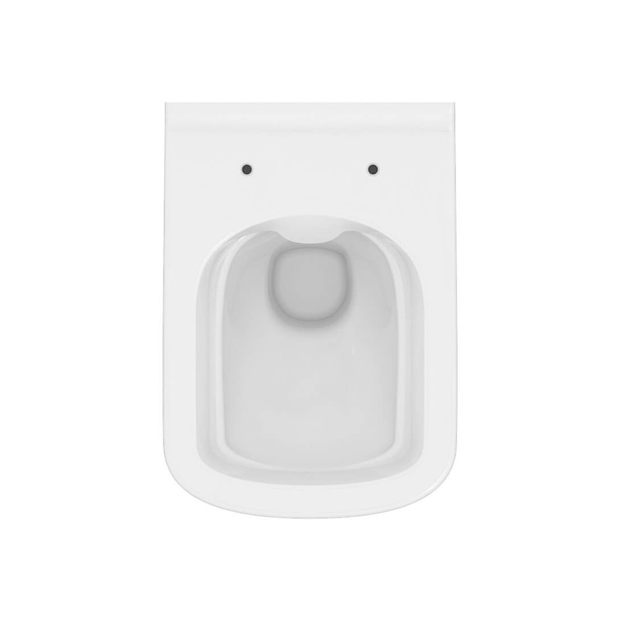 Cersanit S701-405 - Sanita suspensa com assent CITY SQUARE cerâmica/branco
