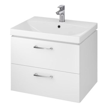 Cersanit S801-142-DSM - Armário suspenso para casa de banho com bacia ELODY PLUS 46x60 cm branco