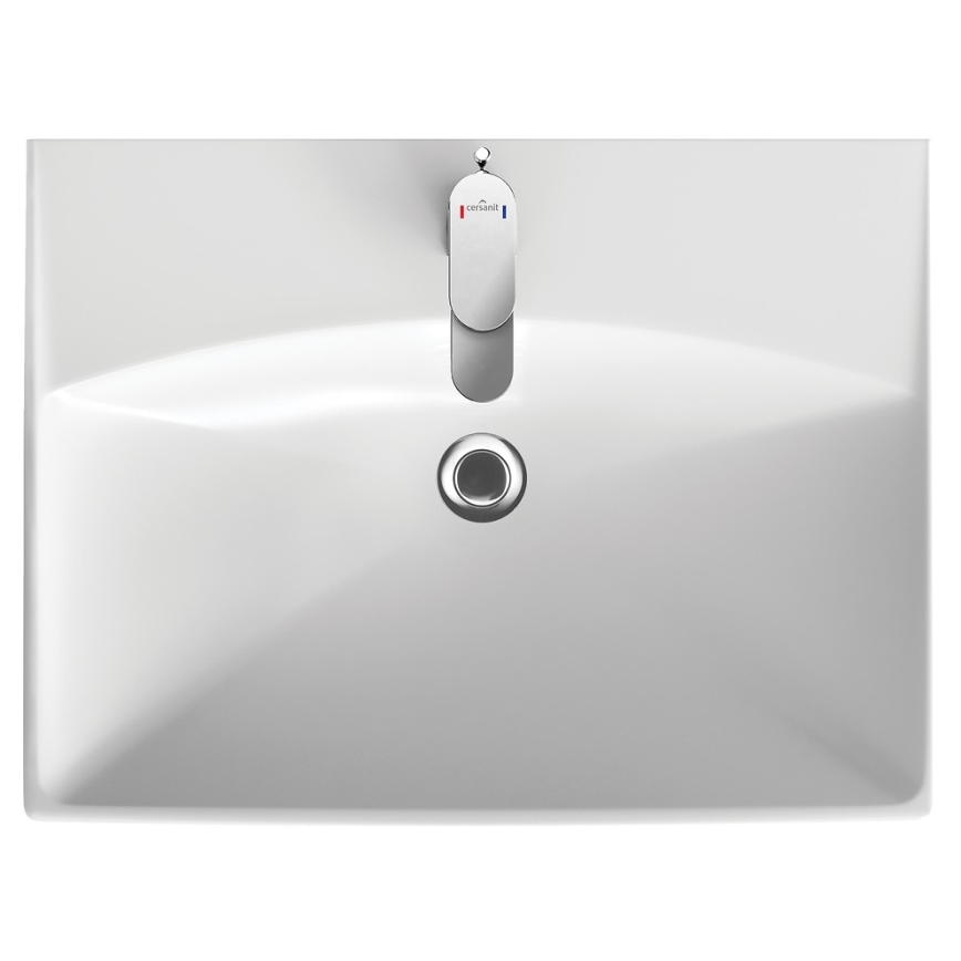 Cersanit S801-142-DSM - Armário suspenso para casa de banho com bacia ELODY PLUS 46x60 cm branco
