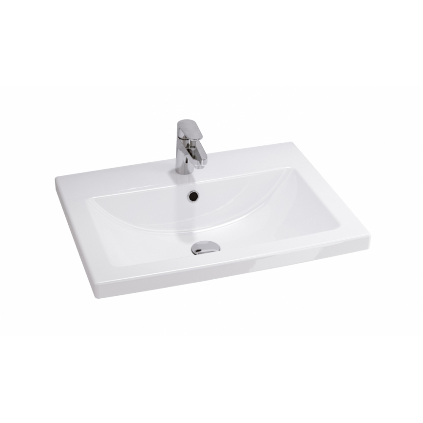 Cersanit S801-147-DSM - Armário suspenso para casa de banho com bacia ELODY 46x60 cm branco