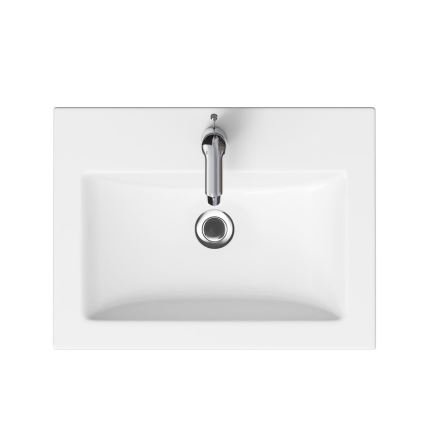 Cersanit S801-147-DSM - Armário suspenso para casa de banho com bacia ELODY 46x60 cm branco