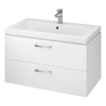 Cersanit S801-149-DSM - Armário suspenso para casa de banho com bacia ELODY 46x80 cm branco