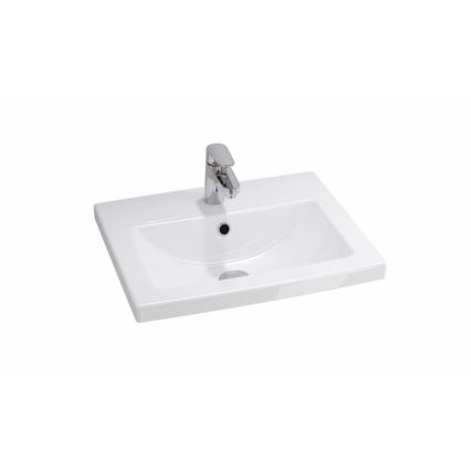Cersanit S801-153-DSM - Armário suspenso para casa de banho com bacia ELIS 46x50 cm nogueira