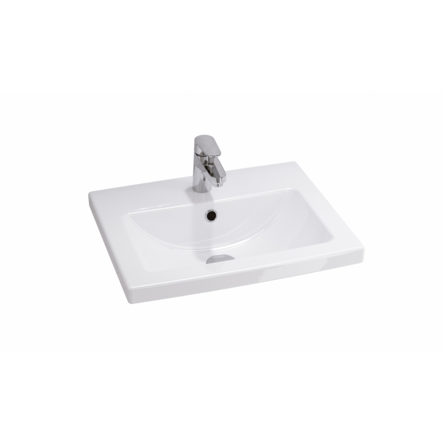 Cersanit S801-153-DSM - Armário suspenso para casa de banho com bacia ELIS 46x50 cm nogueira