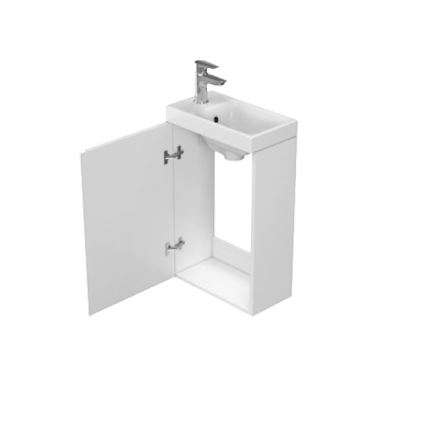 Cersanit S929-014 - Móvel de casa de banho para lavatório MEDDIE 59x39 cm branco brilhante