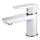 Cersanit S951-047 - Torneira do lavatório MILLE 13,4 cm branco + lixo