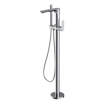 Cersanit S951-306 - Conjunto independente para banheira com torneira CREA cromado brilhante