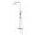 Cersanit S951-340 - Conjunto de duche com torneira termostática CITY cromado brilhante