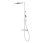 Cersanit S951-341 - Conjunto de duche com torneira termostática CITY cromado brilhante