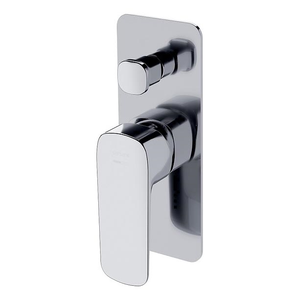 Cersanit S951-374 - Torneira de duche para instalação embutida LARGA cromado brilhante
