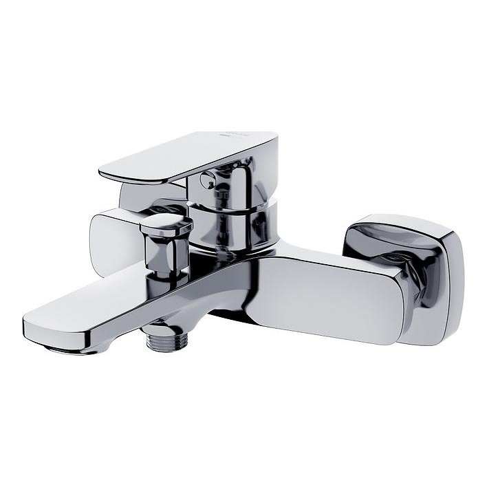 Cersanit S951-377 - Torneira de banheira LARGA cromado brilhante