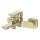 Cersanit S951-378 - Torneira de banheira LARGA dourado