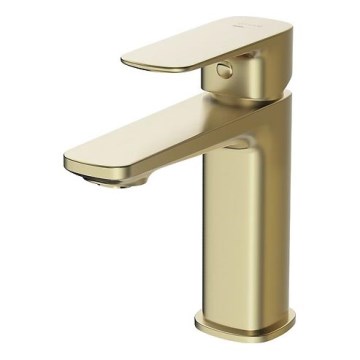 Cersanit S951-389 - Torneira do lavatório LARGA 16,3 cm dourado