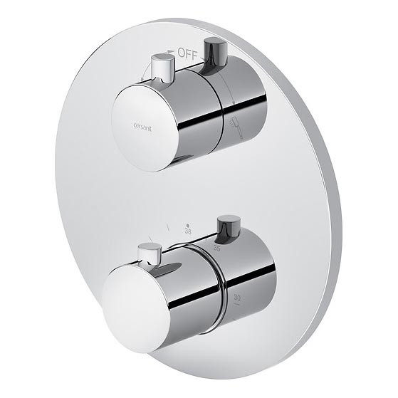 Cersanit S951-564 - Torneira de duche termostática para instalação embutida ZEN cromado brilhante