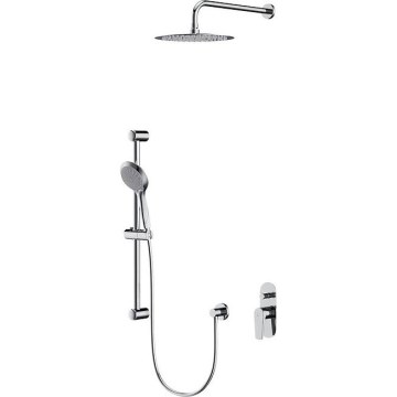 Cersanit S952-011 - Conjunto de duche com bateria encastrada MODUO cromo brilhante