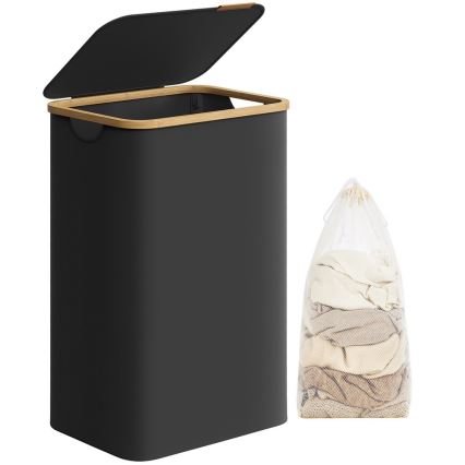 Cesto de roupa TATE preto