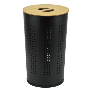 Cesto para a roupa suja 46 l preto