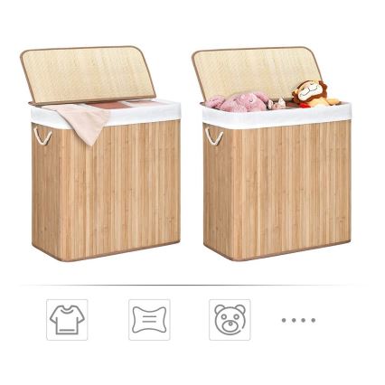 Cesto para roupas GUS marrom