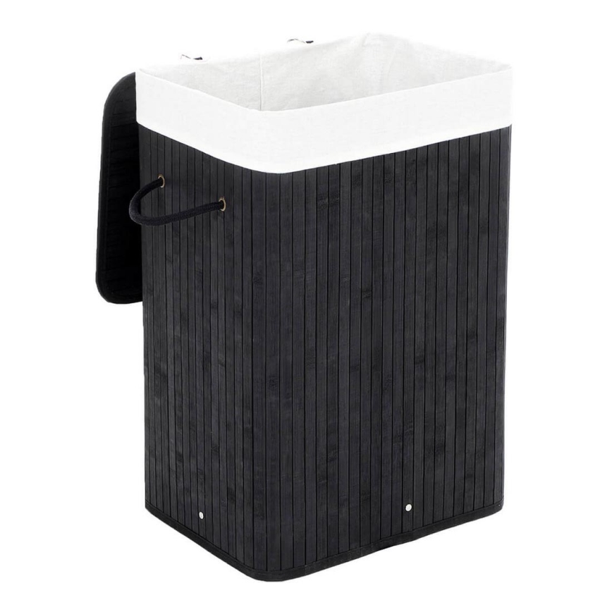 Cesto para roupas GUS, preto