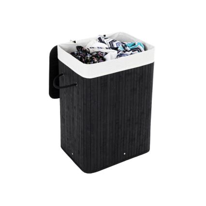 Cesto para roupas GUS, preto