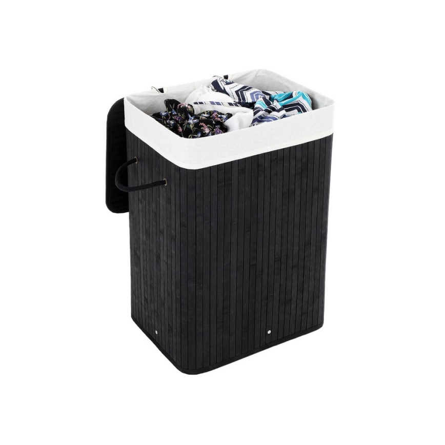 Cesto para roupas GUS, preto