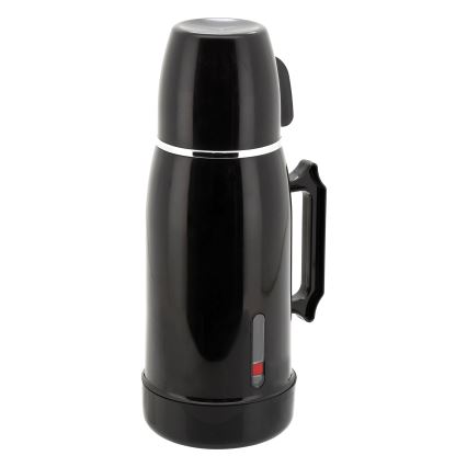 Chaleira de viagem/garrafa térmica 1 l 150W/12V preta