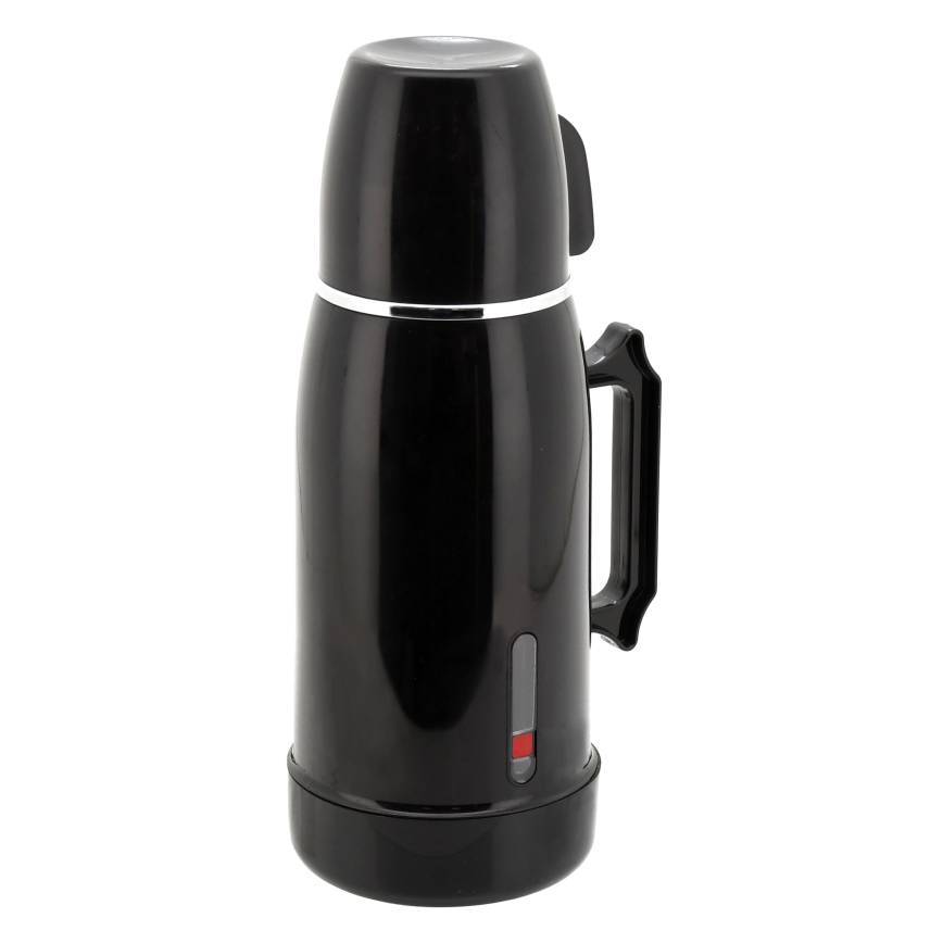 Chaleira de viagem/garrafa térmica 1 l 150W/12V preta