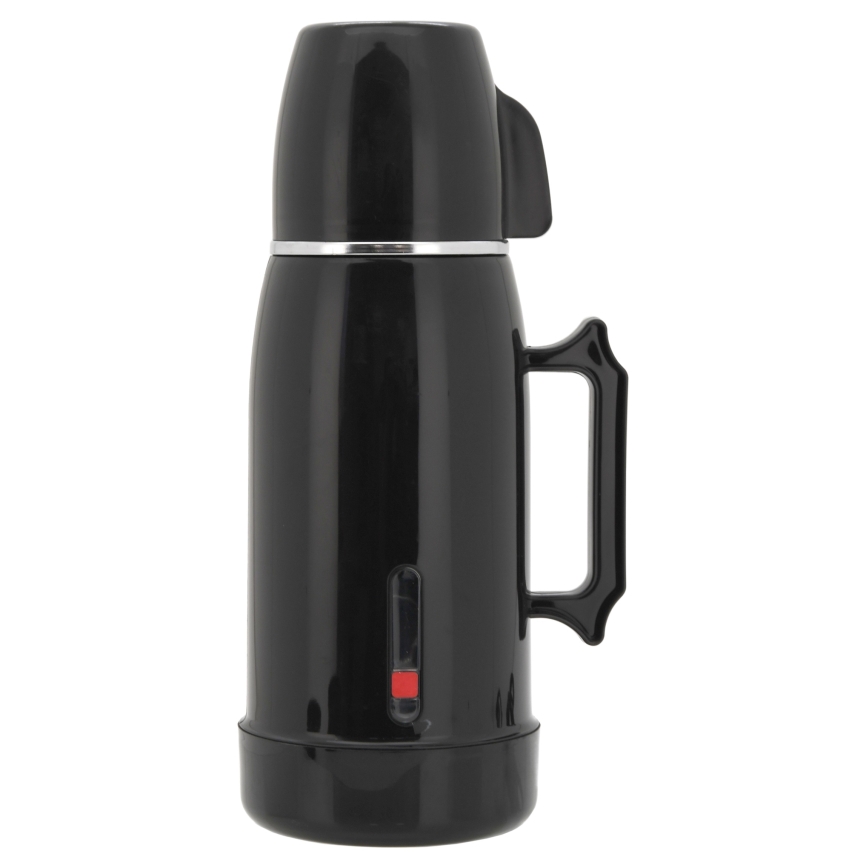 Chaleira de viagem/garrafa térmica 1 l 150W/12V preta
