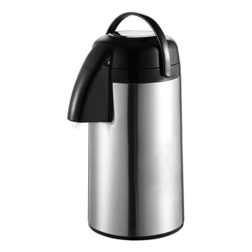 Chaleira térmica 2,8 l aço inoxidável/preto