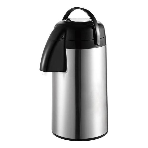 Chaleira térmica 2,8 l aço inoxidável/preto