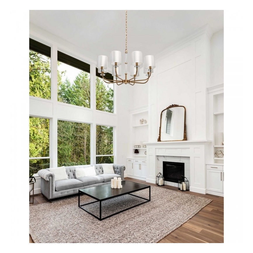 CHIARO - Candelabro numa corrente PALERMO 8xE14/60W/230V